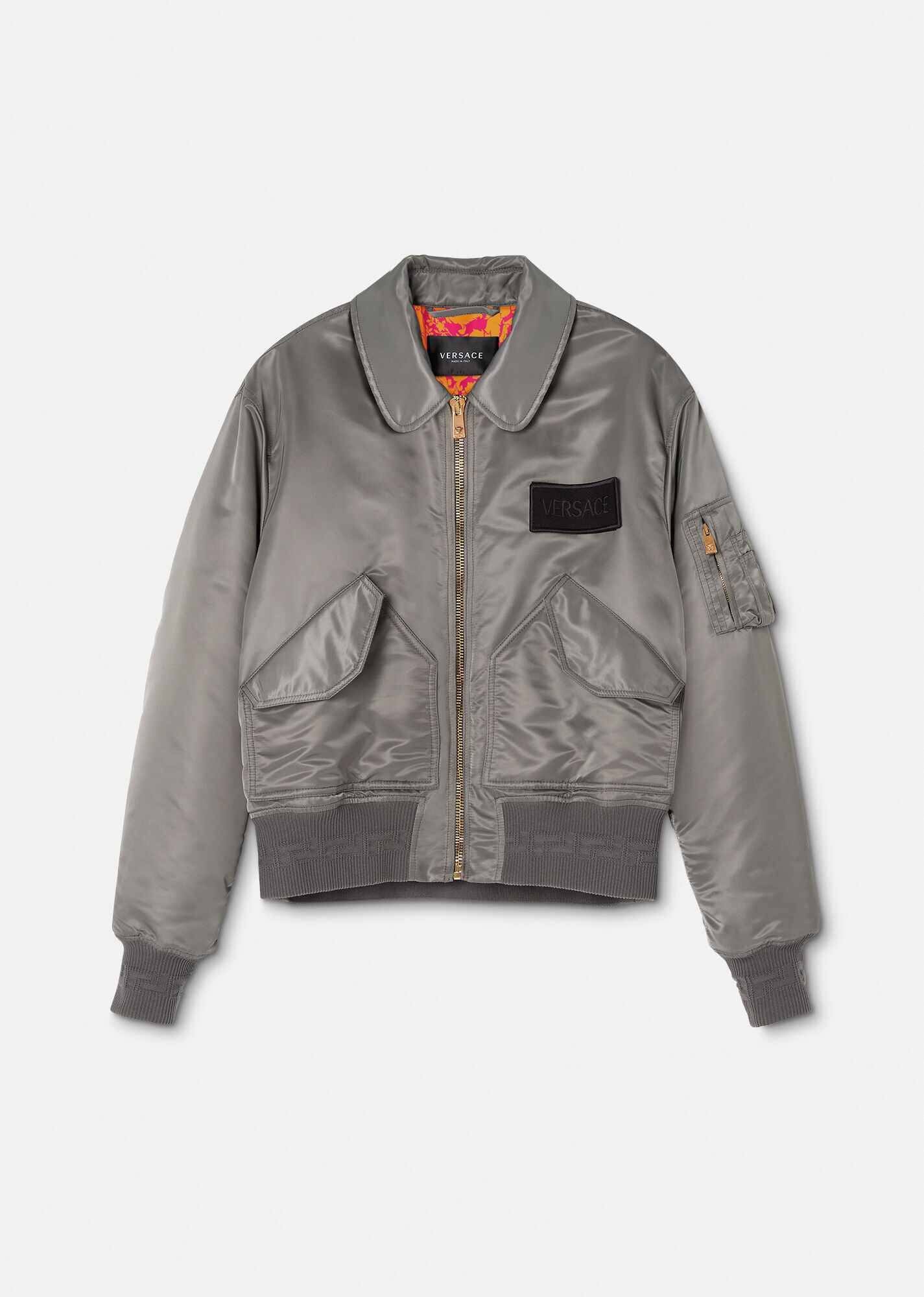 Logo Patch Bomber Jacket - 1