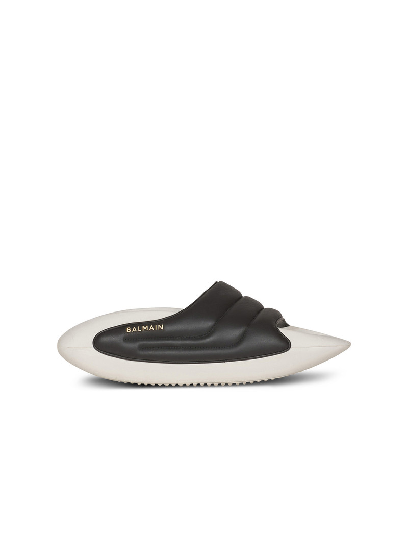 Quilted leather B-IT mules - 1