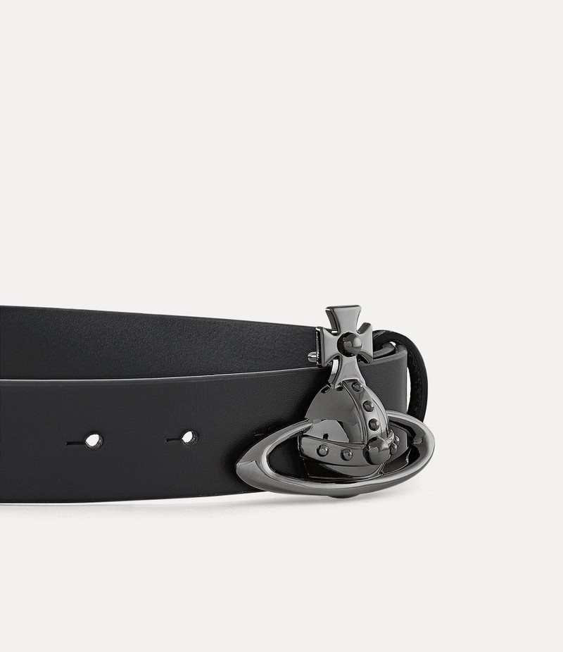Vivienne Westwood ORB BUCKLE BELT / GUNMETAL outlook