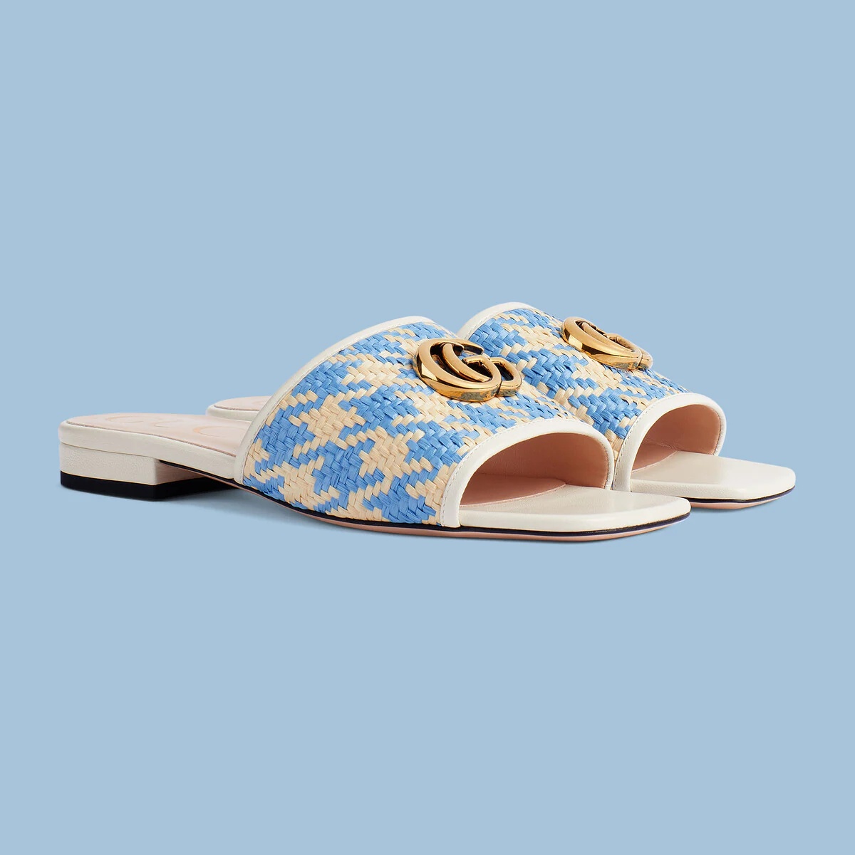 Women's slide sandal with Double G - 2