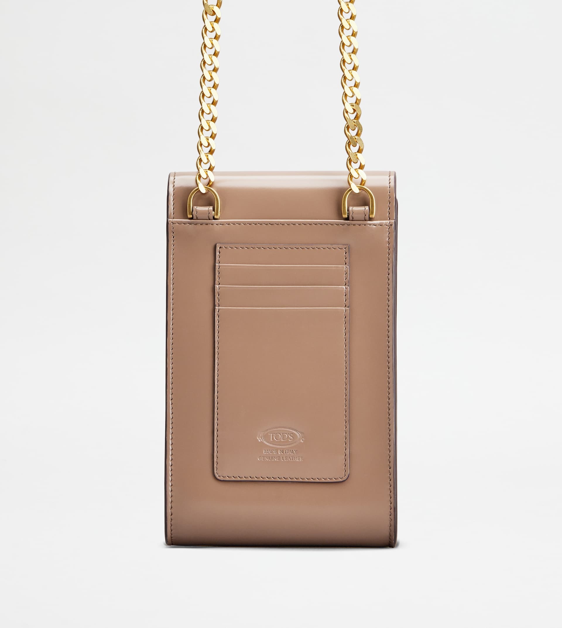 KATE PHONE BAG IN LEATHER - PINK - 2