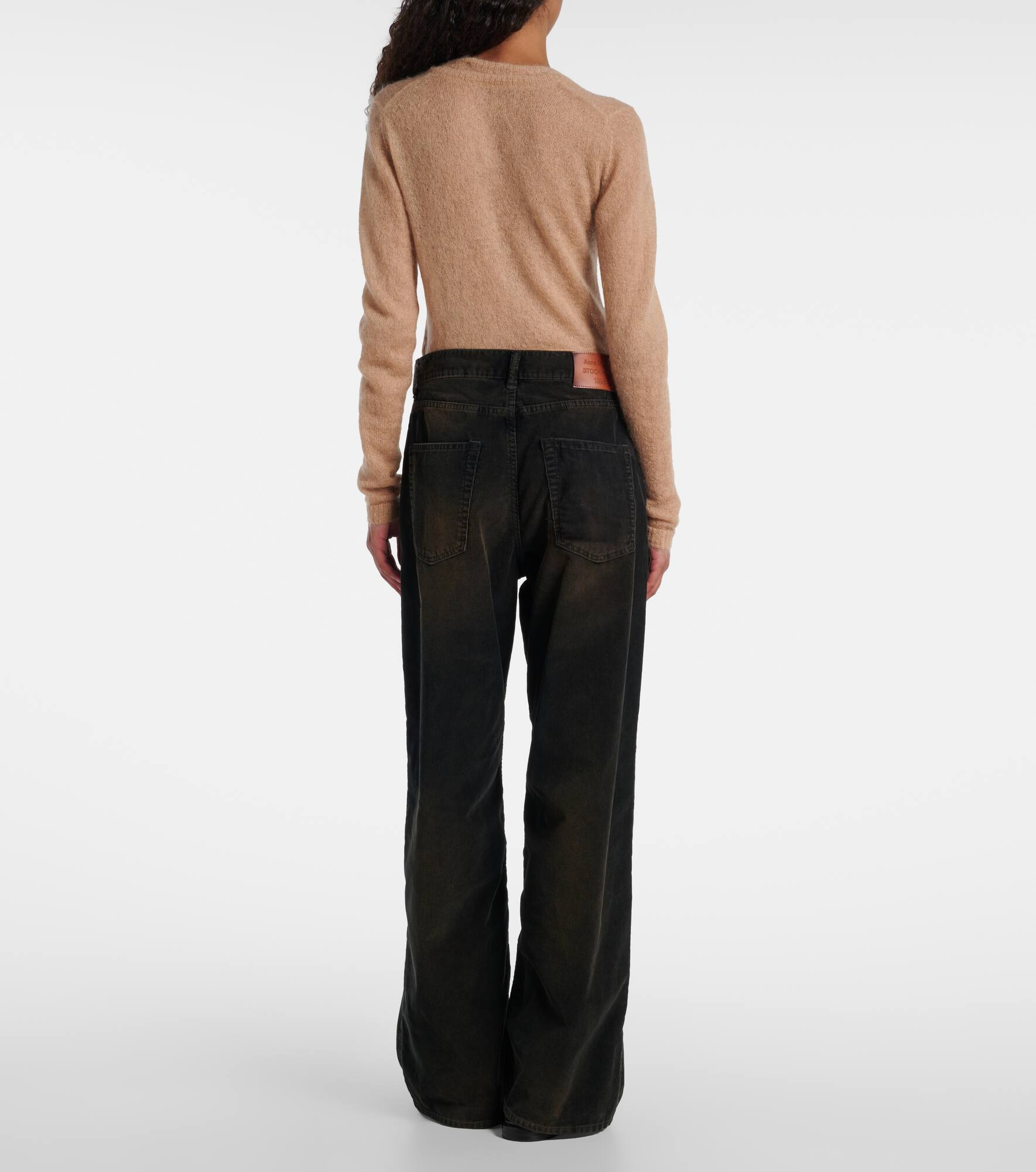 Mid-rise wide-leg jeans - 3