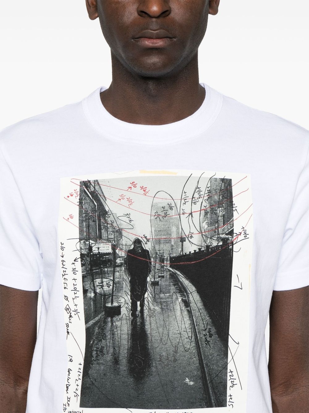 SACAI Men's Marked Up James Dean Photo T-Shirt - Bergdorf