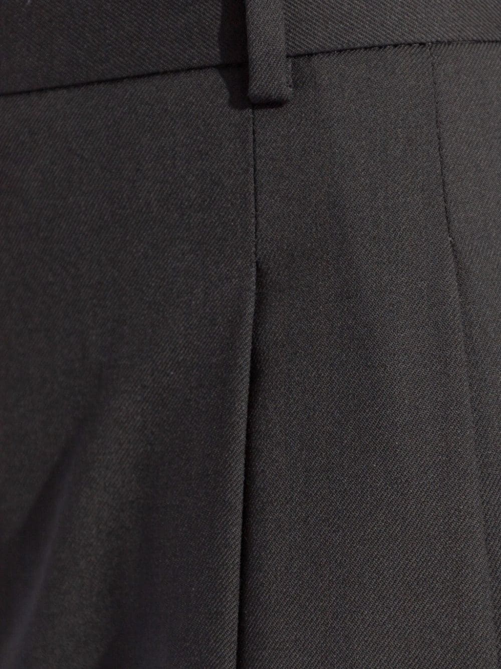 tapered-leg wool trousers - 5