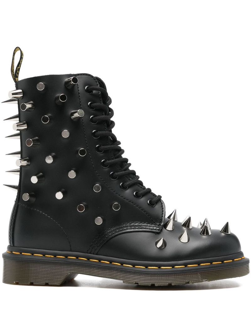 x Dr. Martens studded lace-up boots 1