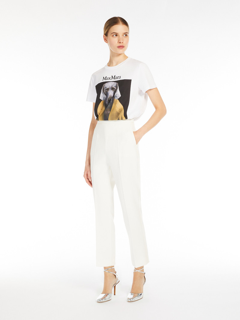 Max Mara CIPRIA Printed jersey T-shirt outlook