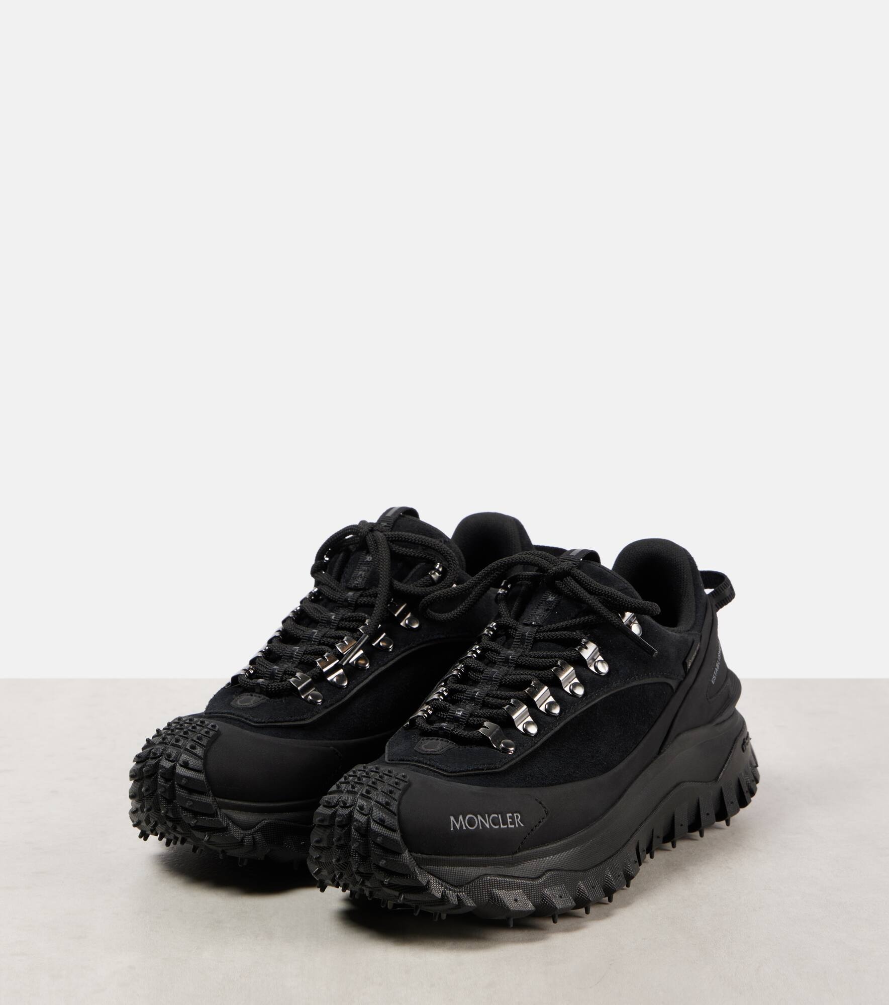 Trailgrip Apex leather and suede sneakers - 4
