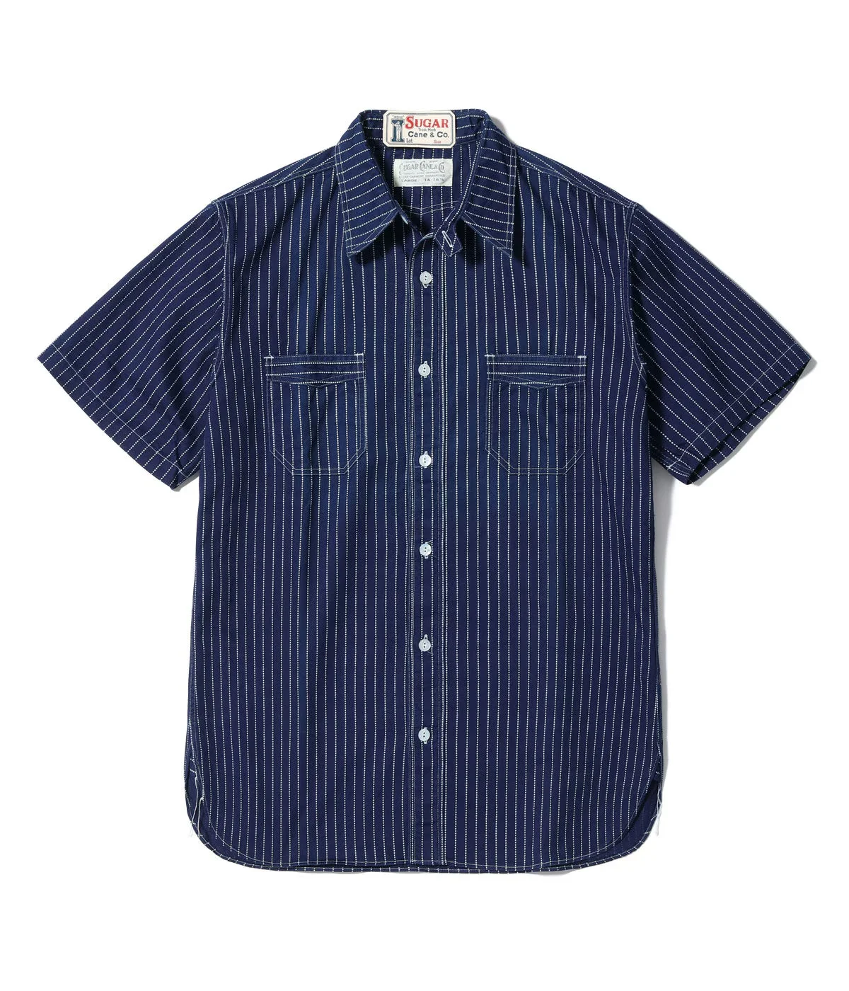 SC36267 Fiction Romance 8.5oz Wabash Stripe S/S Work Shirt - 1