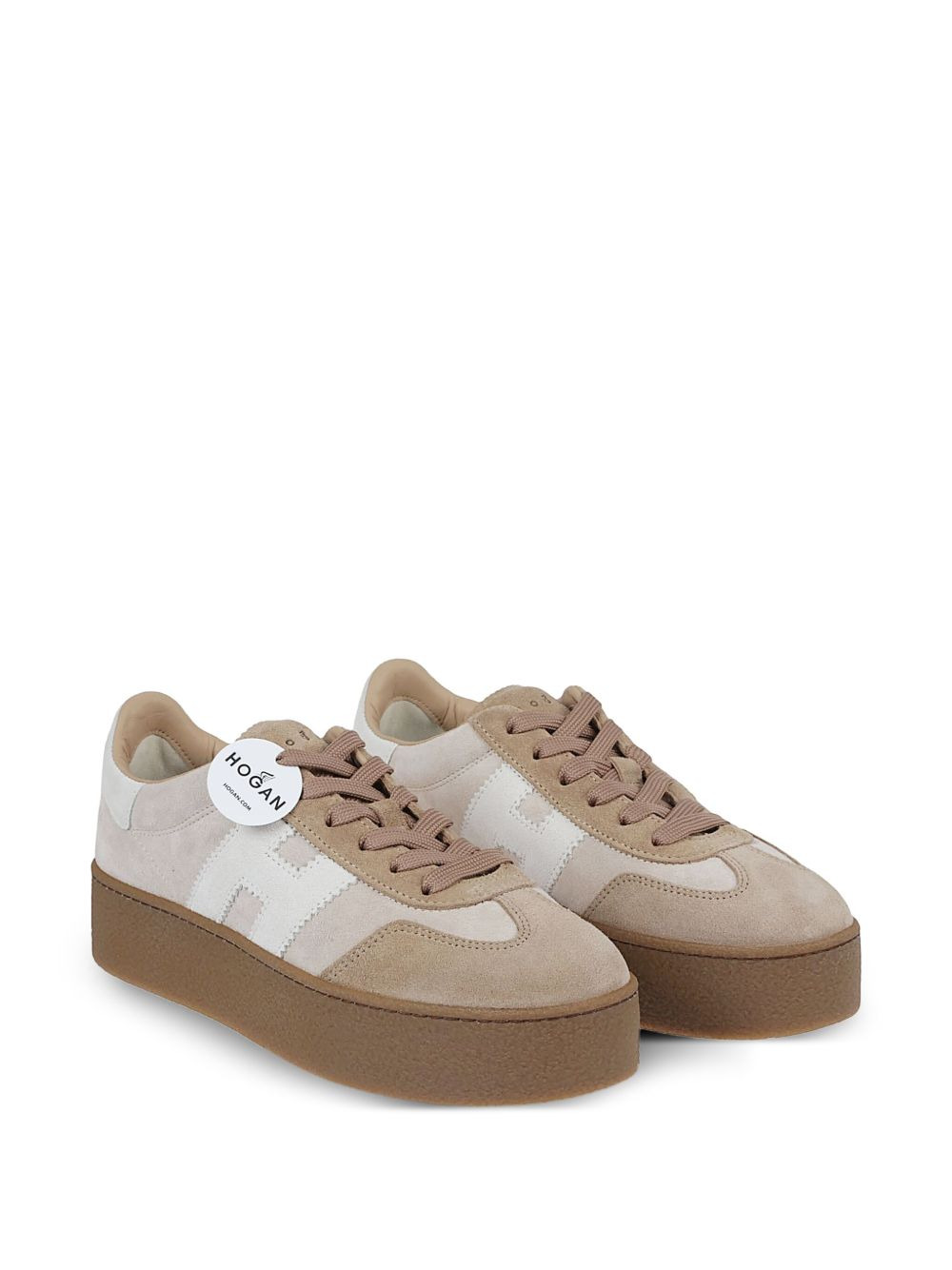 H698 leather sneakers - 3
