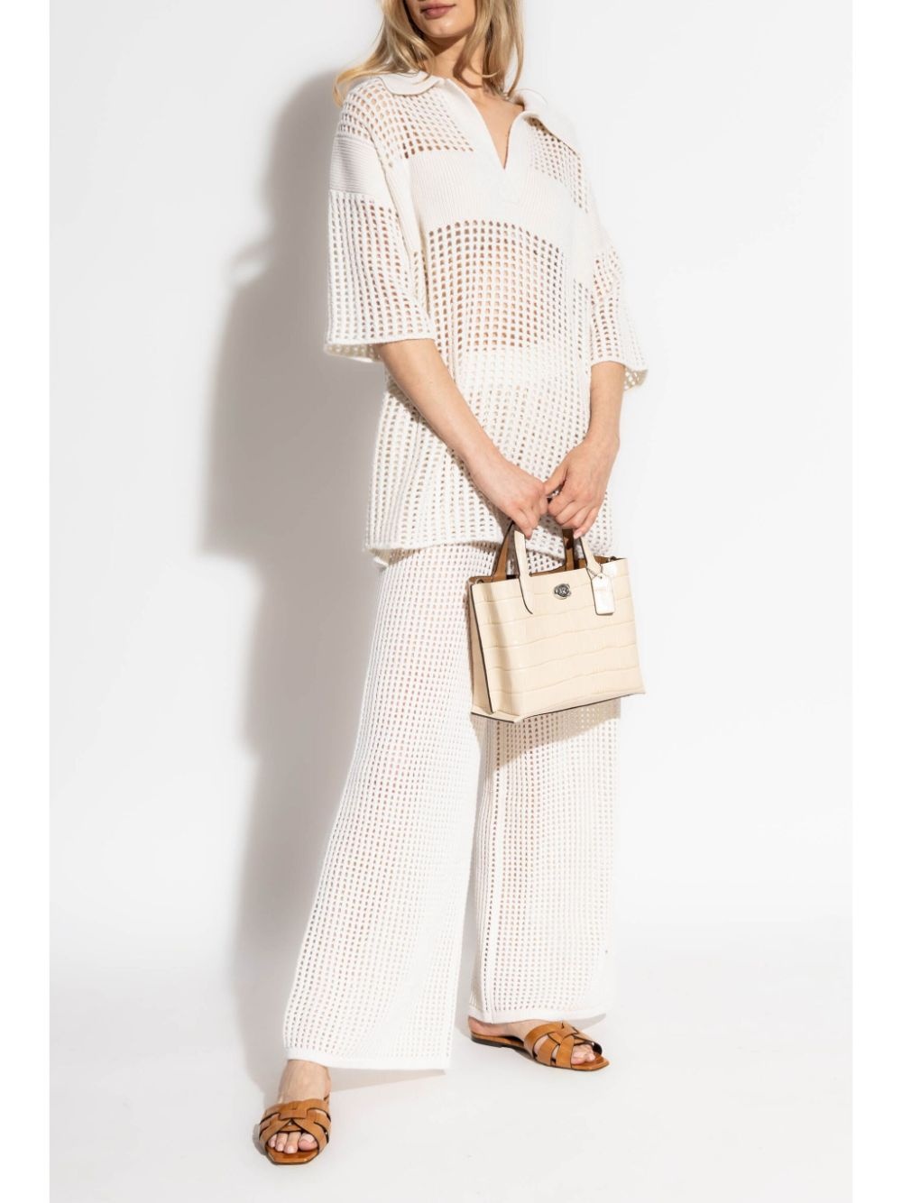 Lei open-knit cashmere top - 2