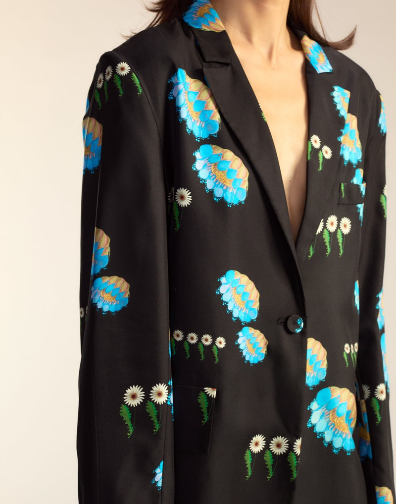 Blake Silk Twill Blazer 6