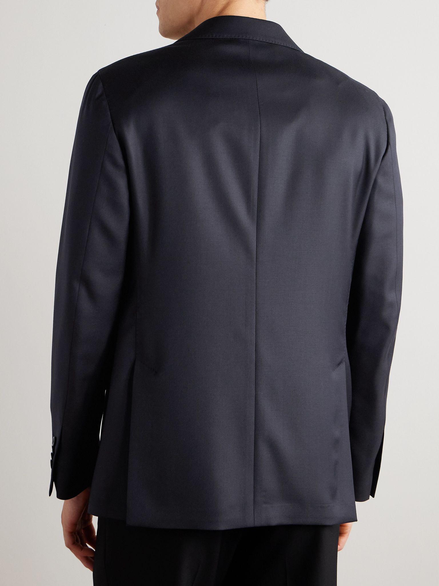 Virgin Wool Blazer Navy - 4