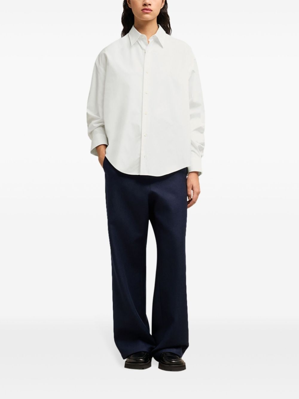 boxy-fit cotton shirt - 2