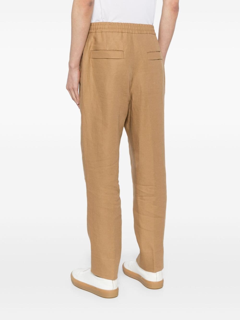 elasticated slim-fit trousers - 4