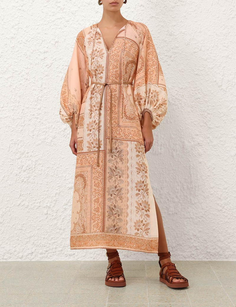 Zimmermann LUCKY TUNIC MIDI DRESS outlook