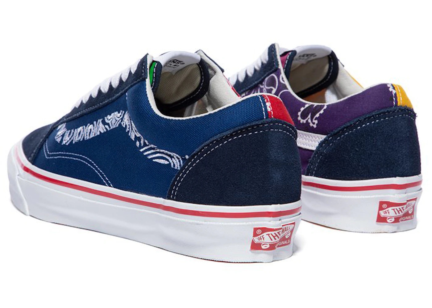 Vans Vault OG Old Skool LX Bedwin & the Heartbreakers Multi-Color Bandana - 2