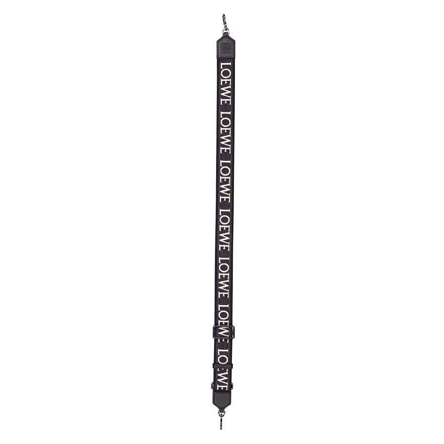 Loewe Anagram Strap In Jacquard And Calfskin - 2