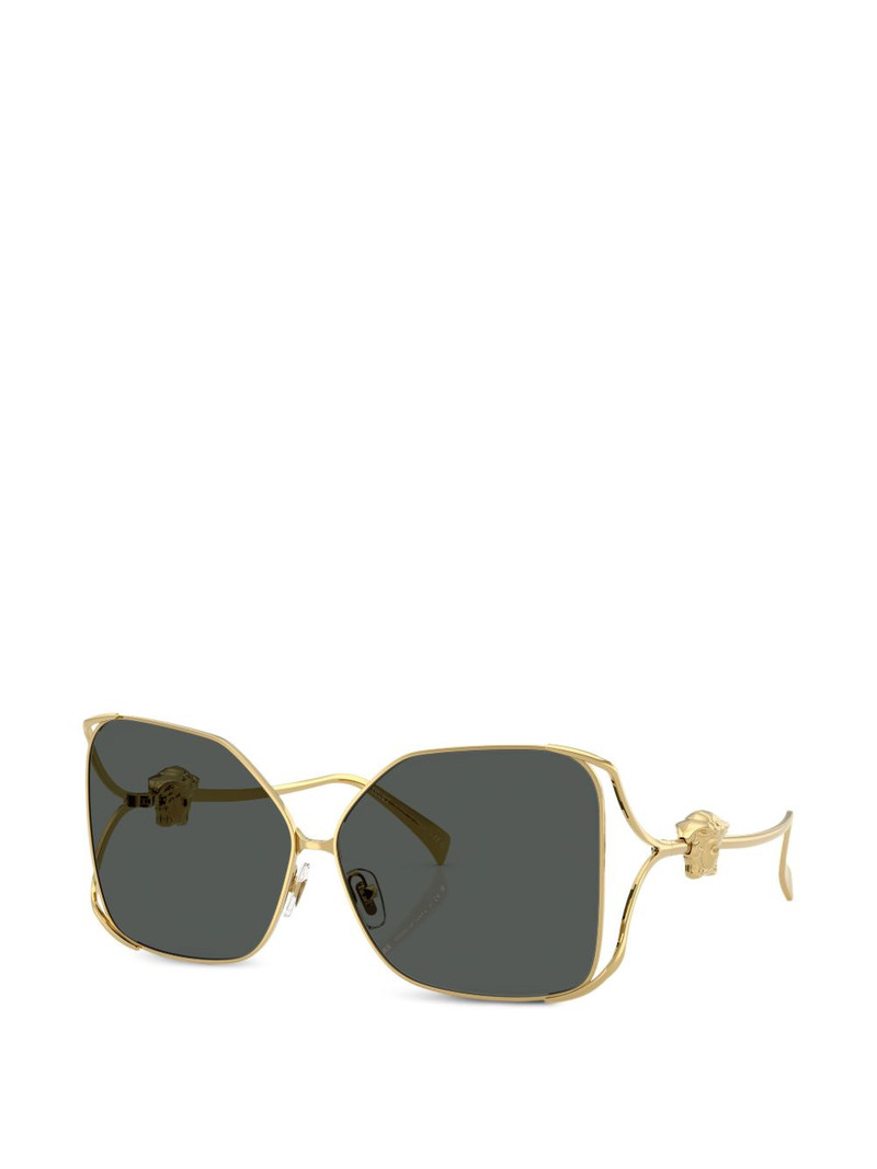 VERSACE Medusa square-frame sunglasses outlook