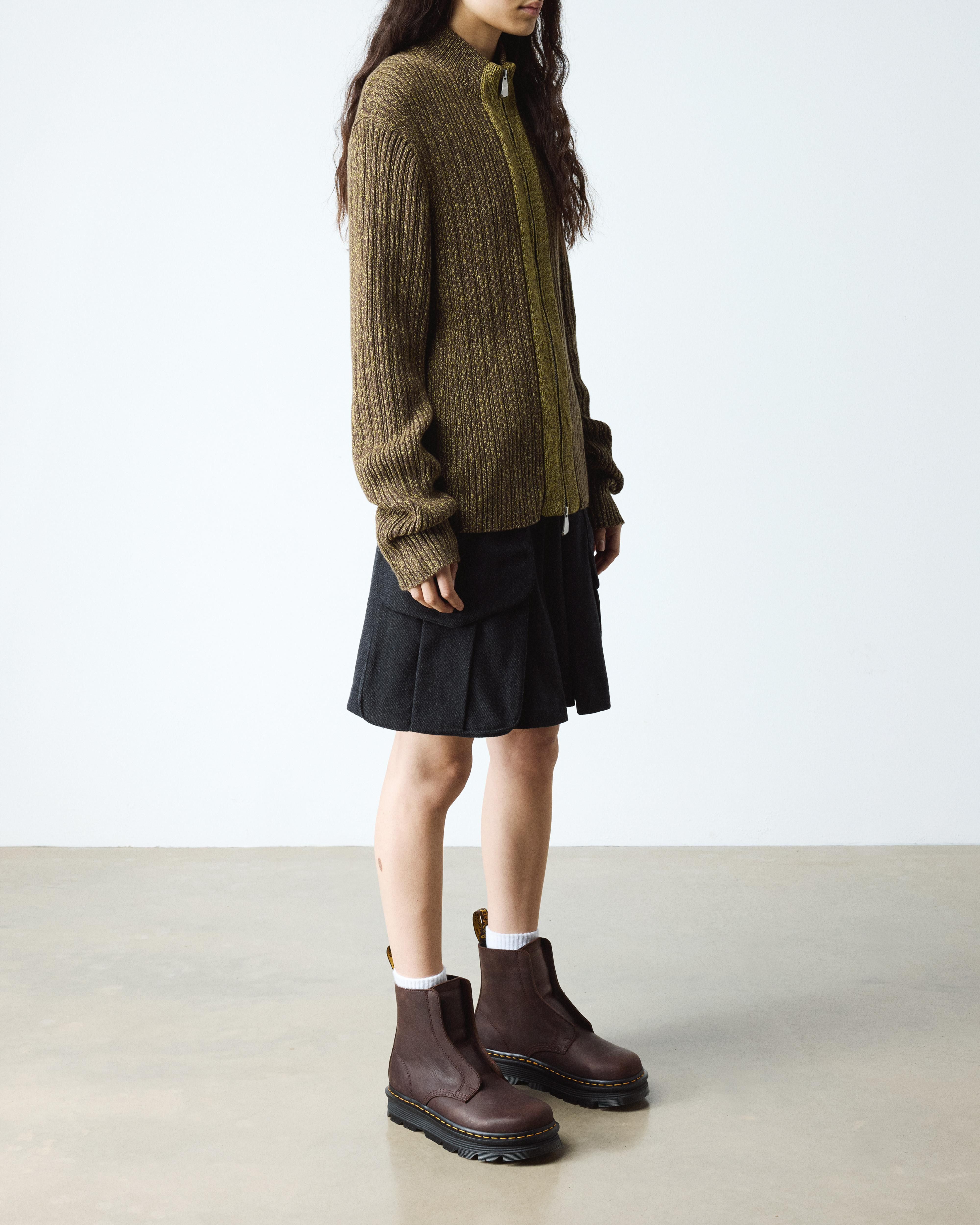 ZEBZAG LACELESS Slip On Leather Boots - 2