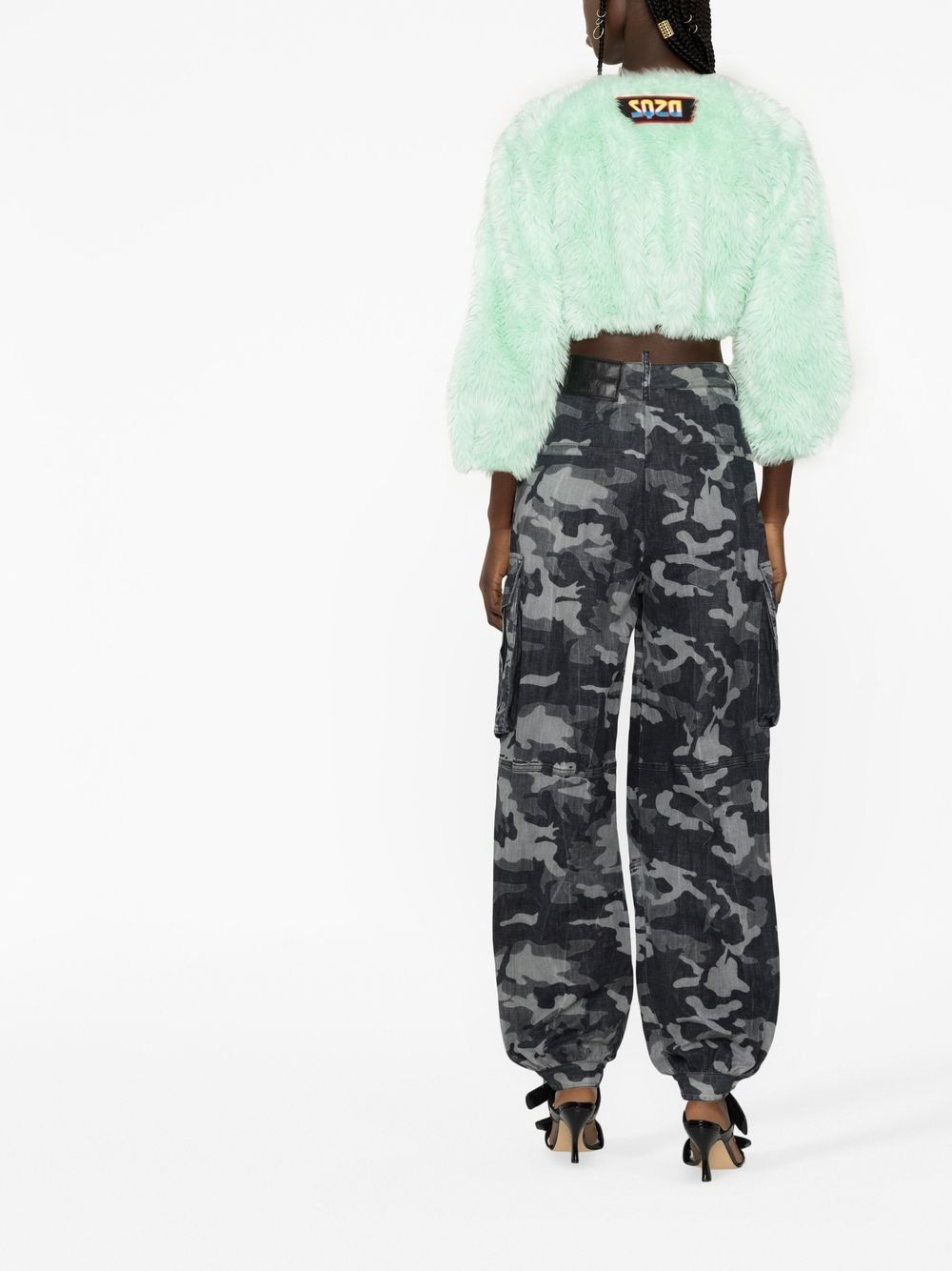 camouflage-print cargo trousers - 4