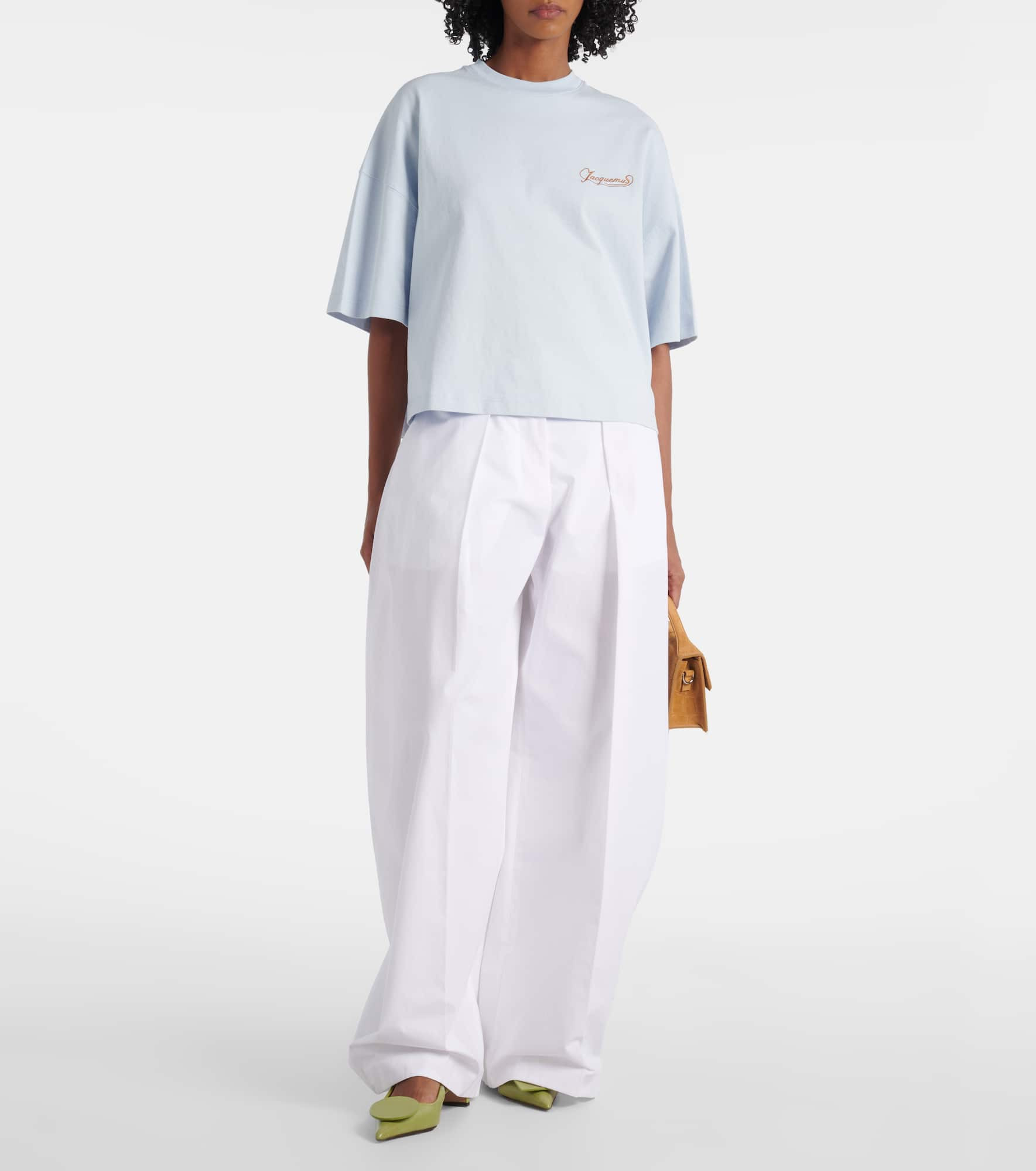 Corto cropped cotton T-shirt - 2