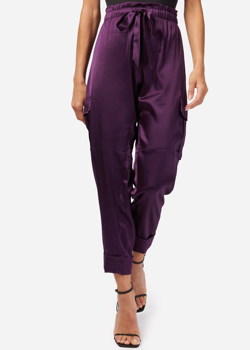 CARMEN CARGO PANT EGGPLANT 1