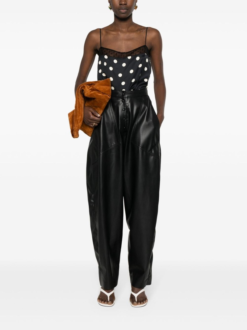 Stella McCartney polka-dot satin top outlook