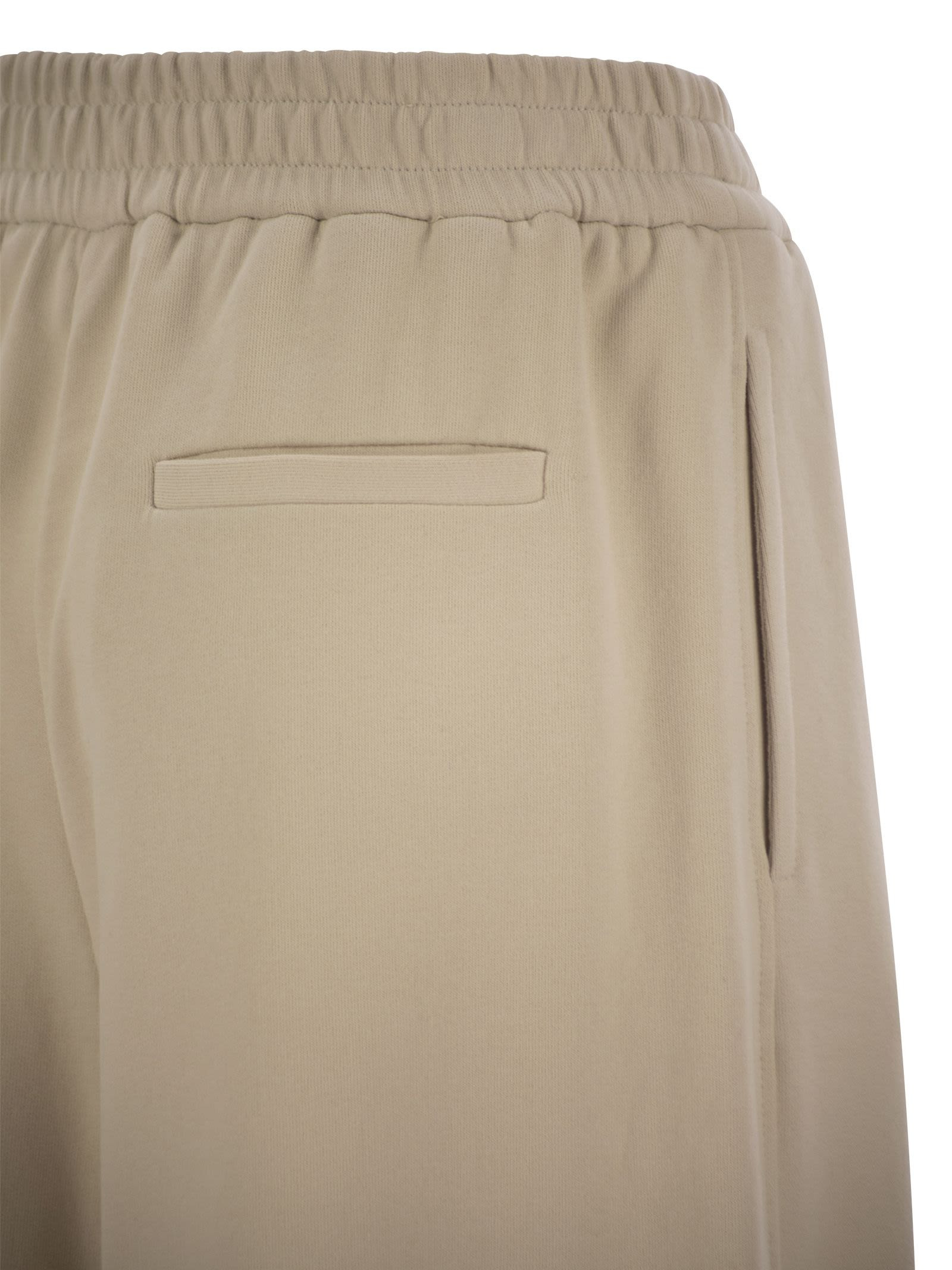 Brunello Cucinelli Women Track Trousers In Cotton Fleece Smooth - 4