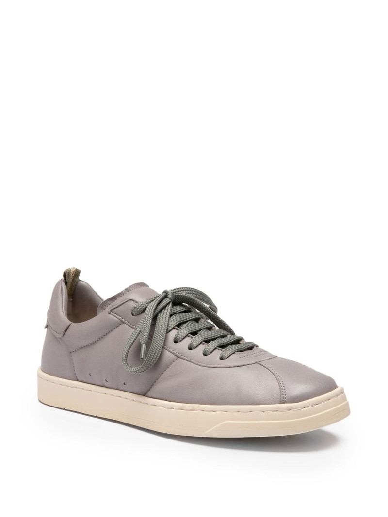 OFFICINE CREATIVE Karma leather lace-up sneakers outlook