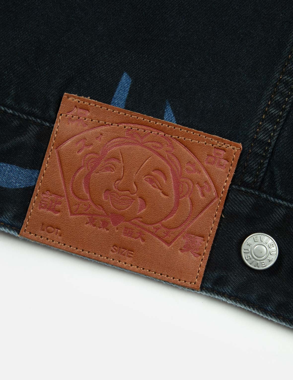 OVERDYE LOGO AND SEAGULL RELAX FIT DENIM JACKET - 13