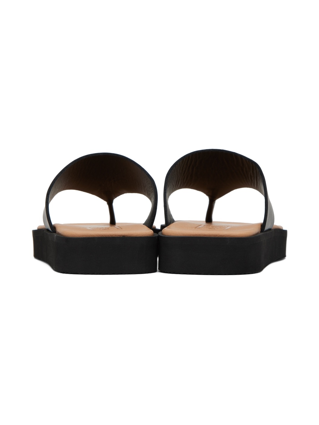 Black Marisol Flip Flops - 2