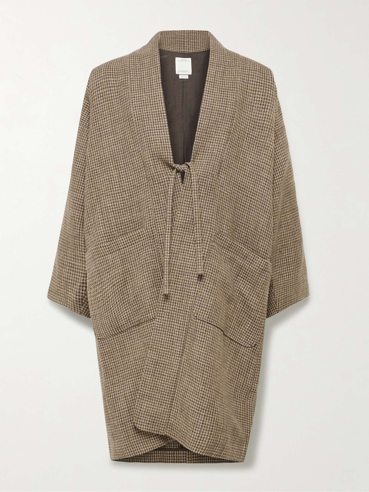 Oversized Wool, Linen and Silk-Blend Tweed Coat - 1