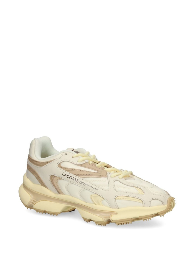 LACOSTE logo-print sneakers outlook