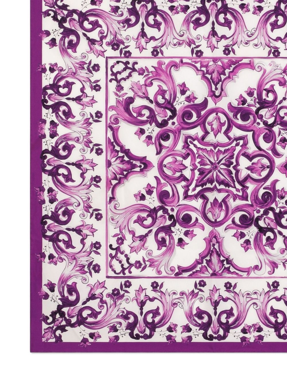 Majolica-print scarf - 2