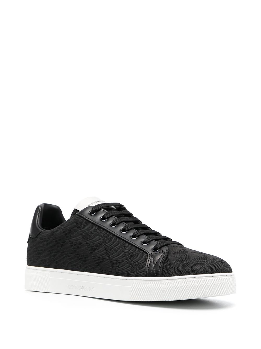 quilted low-top sneakers - 2