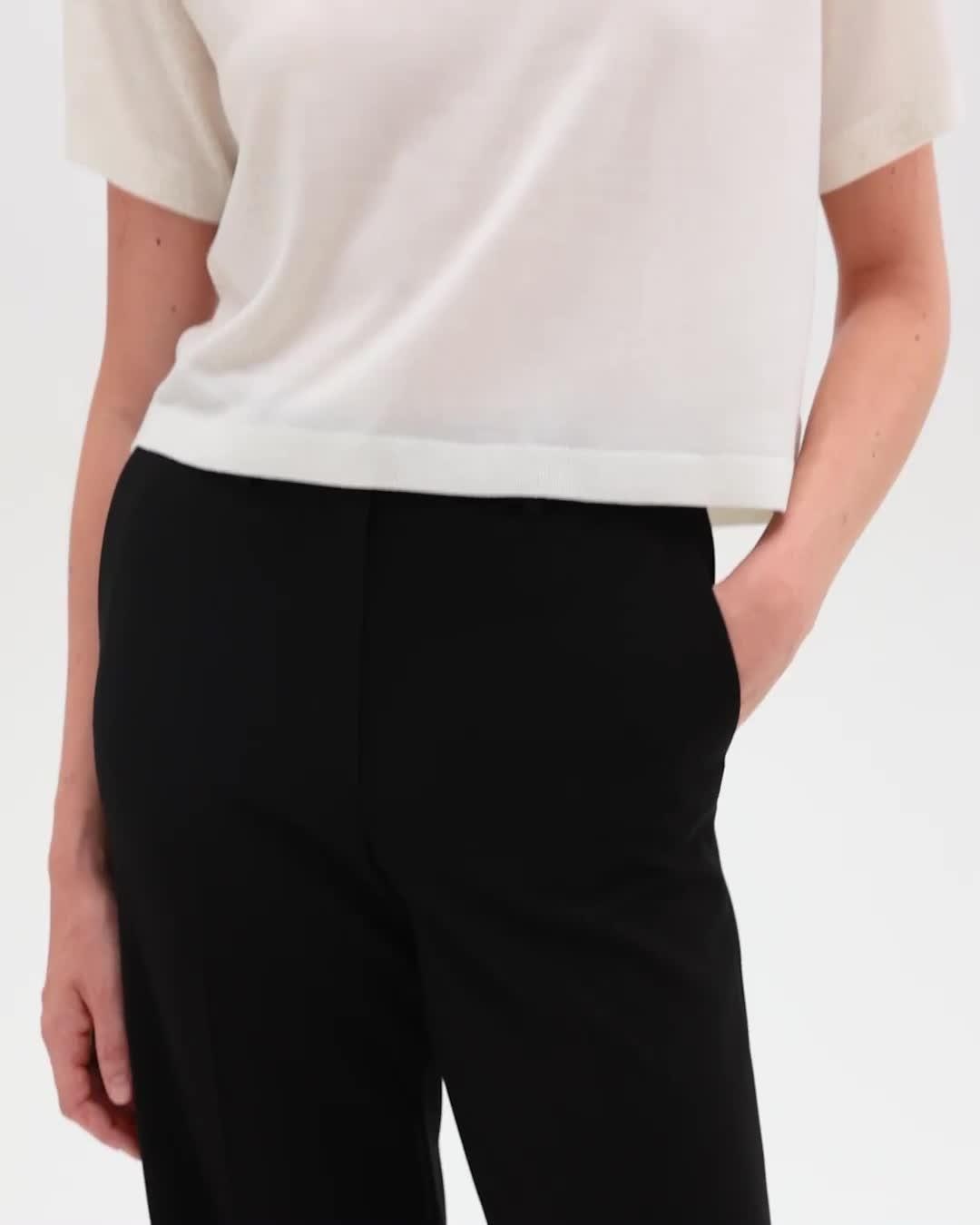 Boxy Tee in Regal Wool - 7