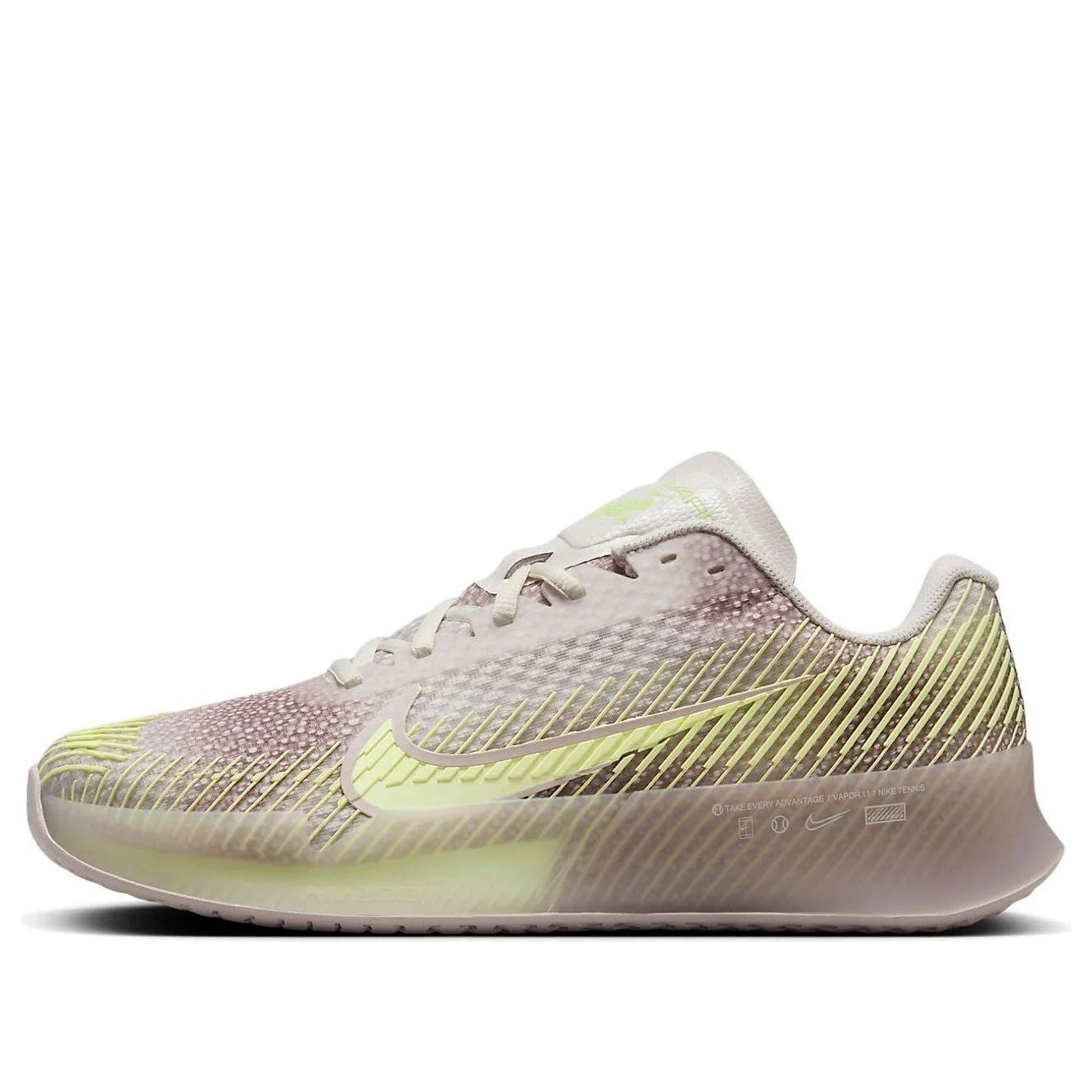 (WMNS) NikeCourt Air Zoom Vapor 11 Premium Hard Court Tennis Shoes 'Green Purple' FQ3169-001 - 1