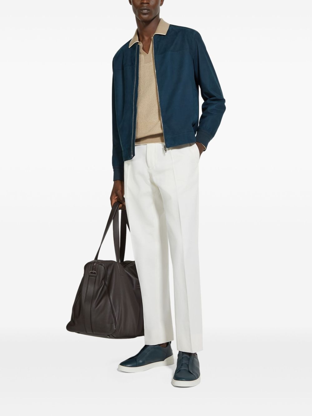 pressed-crease trousers - 2