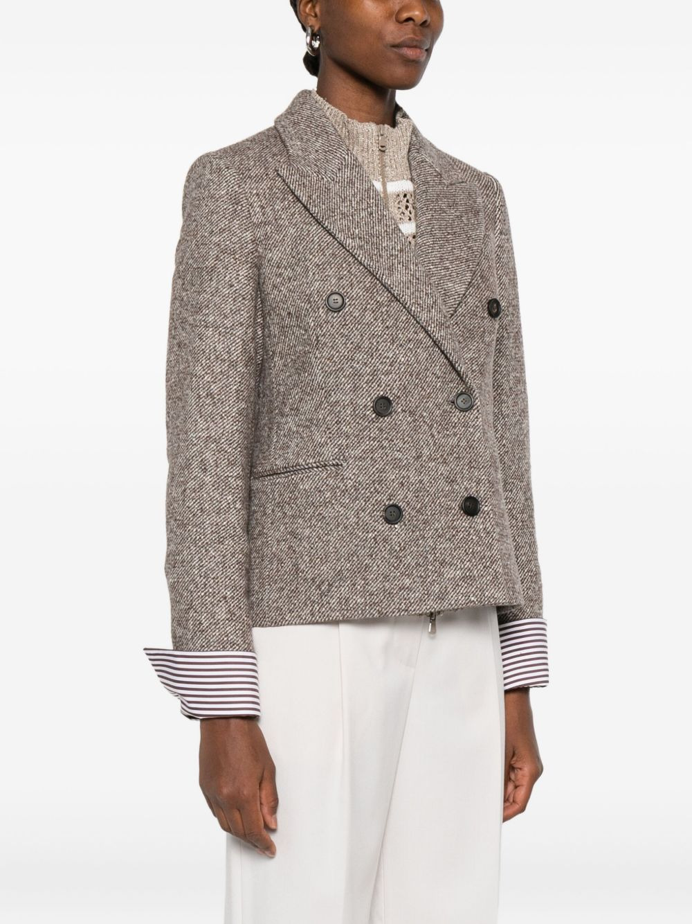 double-breasted blazer - 3