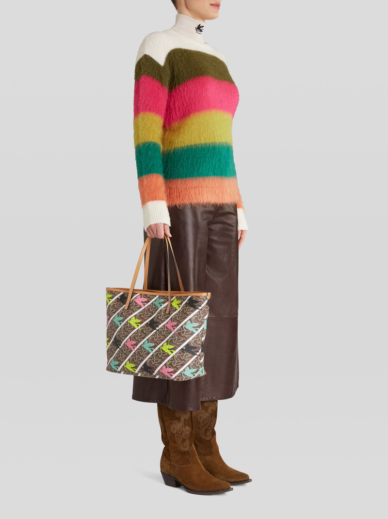 Etro PAISLEY SHOPPING BAG WITH PEGASO outlook