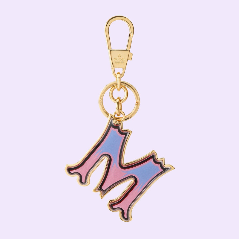Letter M Plexiglas keychain 1