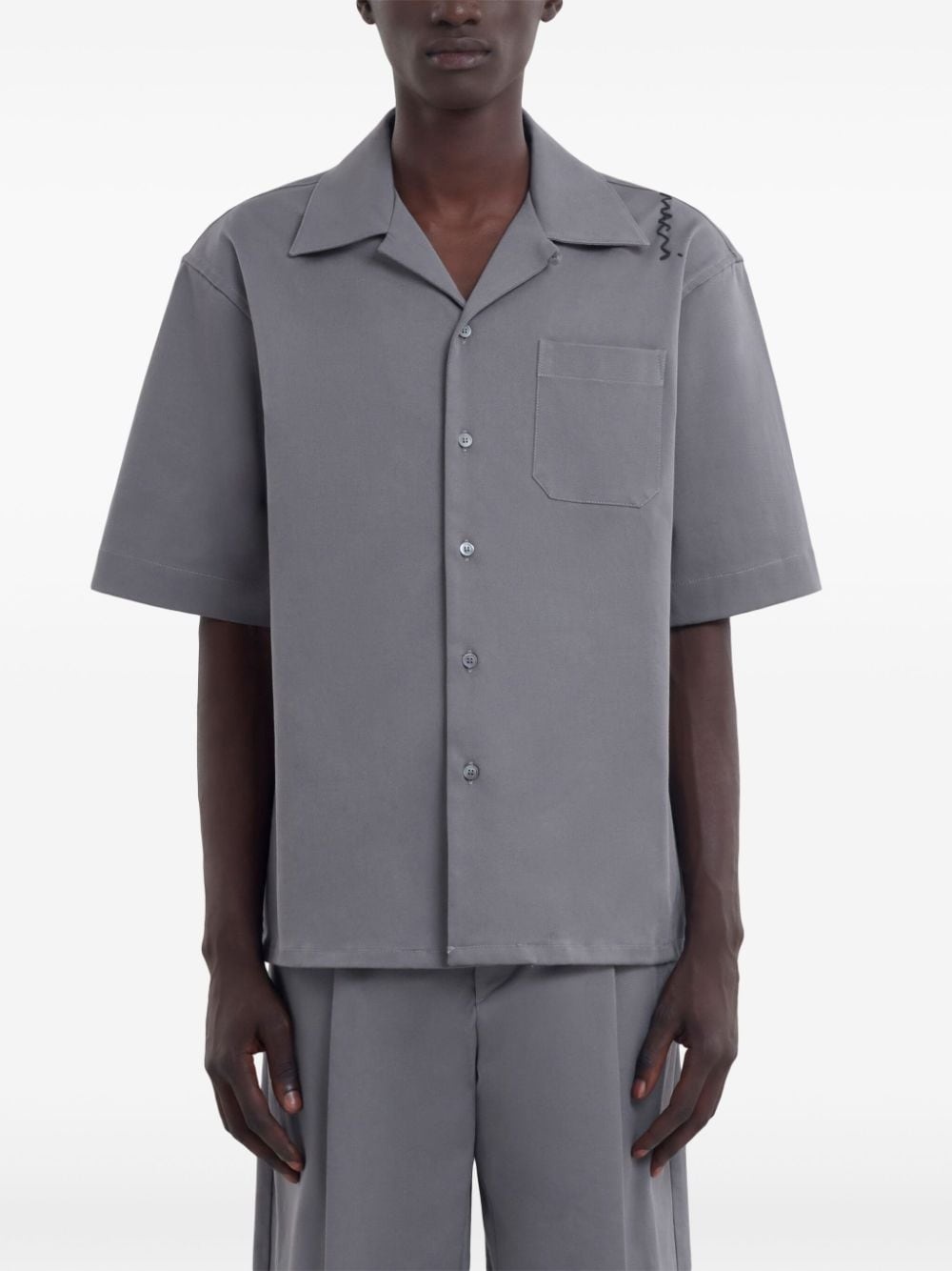 piqué-weave shirt - 3