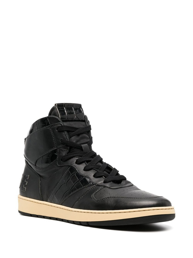 Rhude Rhecess-Sky high-top sneakers outlook