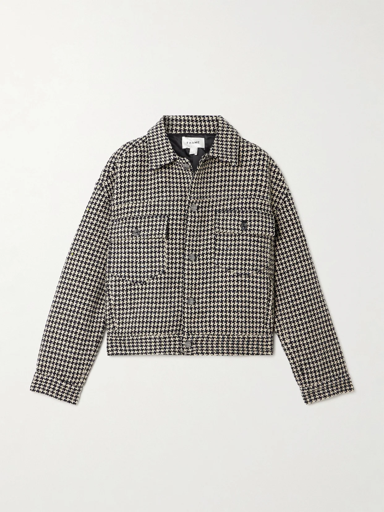 Houndstooth Tweed Jacket - 1