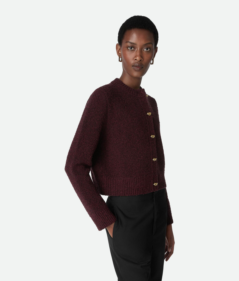 Bottega Veneta Wool Bouclé Cardigan outlook