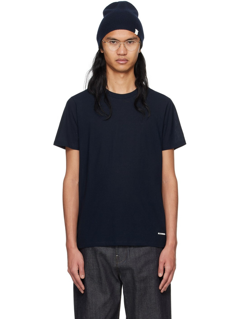 Navy Crewneck T-Shirt - 1