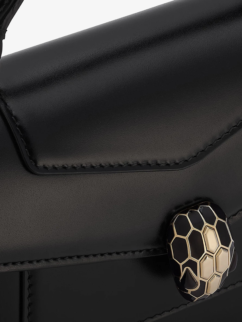 BVLGARI Serpenti Forever leather top-handle bag outlook