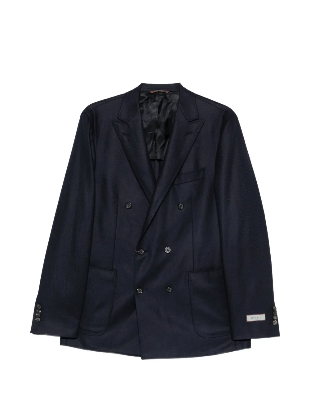 double-breasted wool jacket - 1