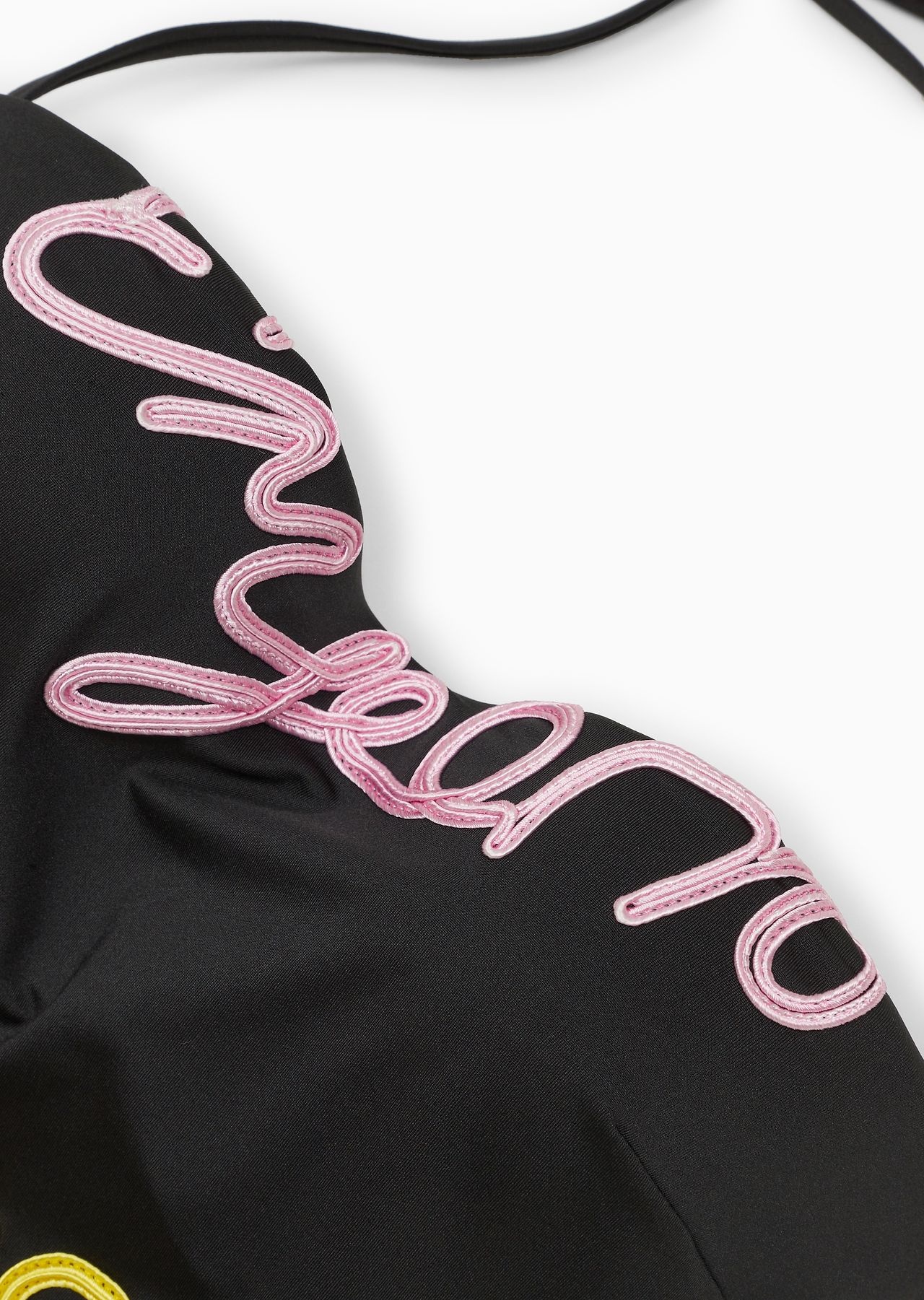 Padded Lycra one-piece swimsuit with Cornely logo embroidery - 4