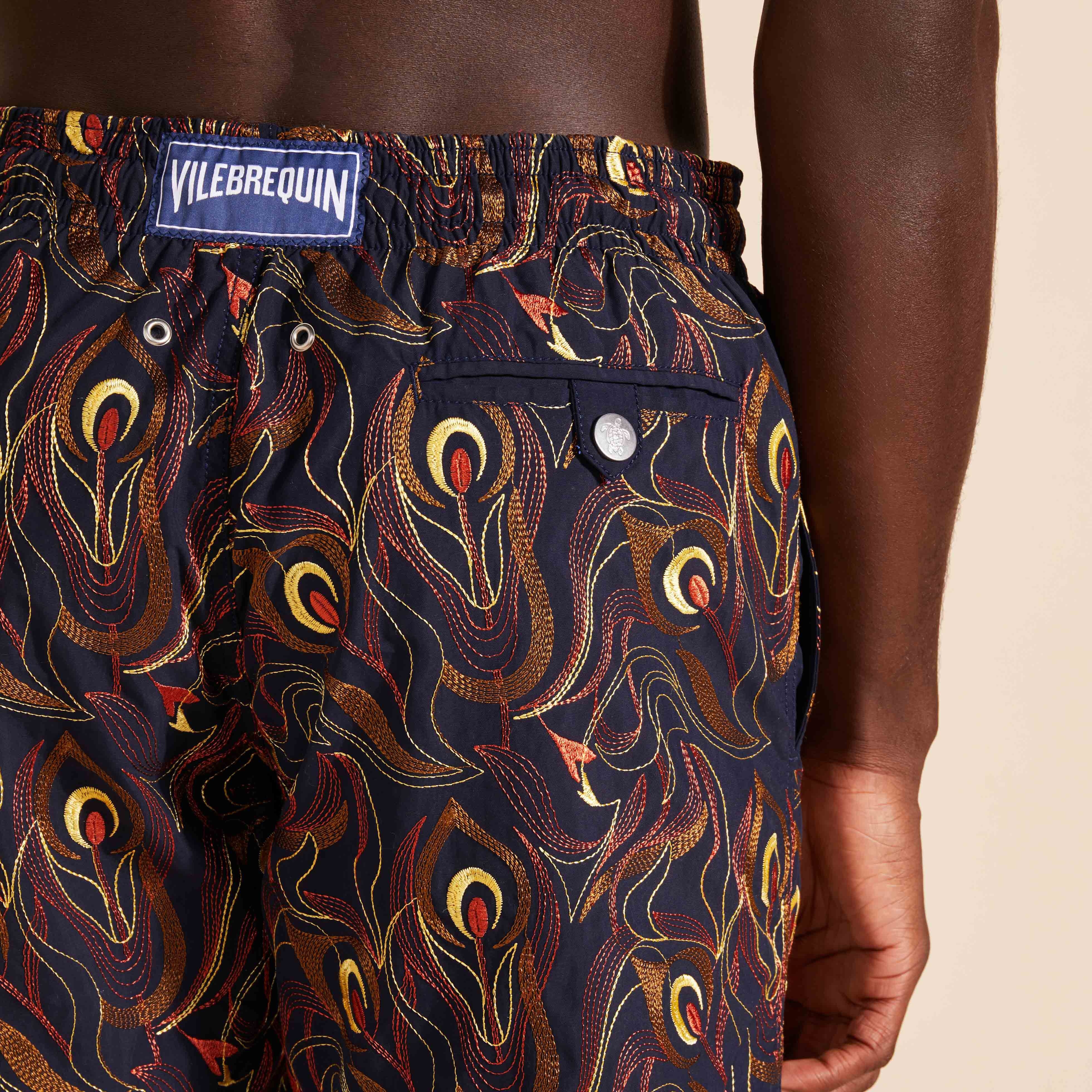 Men Swim Trunks Embroidered Camo Flowers - Limited Edition - 6